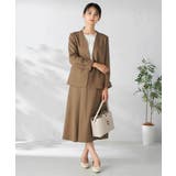 【洗える/イージーケア/吸水速乾/ストレッチ】梳毛調Vネックジャケット | a.v.v【WOMEN】 | 詳細画像6 