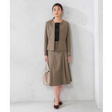 【洗える/イージーケア/吸水速乾/ストレッチ】梳毛調キーネックジャケット | a.v.v【WOMEN】 | 詳細画像14 