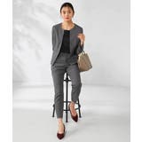 【洗える/イージーケア/吸水速乾/ストレッチ】梳毛調キーネックジャケット | a.v.v【WOMEN】 | 詳細画像19 