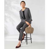 【洗える/イージーケア/吸水速乾/ストレッチ】梳毛調キーネックジャケット | a.v.v【WOMEN】 | 詳細画像21 