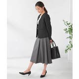 【洗える/イージーケア/吸水速乾/ストレッチ】梳毛調キーネックジャケット | a.v.v【WOMEN】 | 詳細画像36 