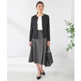 【洗える/イージーケア/吸水速乾/ストレッチ】梳毛調キーネックジャケット | a.v.v【WOMEN】 | 詳細画像38 