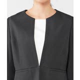 【洗える/イージーケア/吸水速乾/ストレッチ】梳毛調キーネックジャケット | a.v.v【WOMEN】 | 詳細画像42 