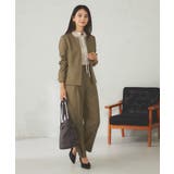 【洗える/イージーケア/吸水速乾/ストレッチ】梳毛調キーネックジャケット | a.v.v【WOMEN】 | 詳細画像7 