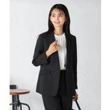 【洗える/イージーケア/吸水速乾/ストレッチ】梳毛調テーラードジャケット | a.v.v【WOMEN】 | 詳細画像10 