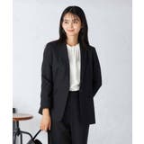 【洗える/イージーケア/吸水速乾/ストレッチ】梳毛調テーラードジャケット | a.v.v【WOMEN】 | 詳細画像11 