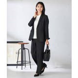 【洗える/イージーケア/吸水速乾/ストレッチ】梳毛調テーラードジャケット | a.v.v【WOMEN】 | 詳細画像14 