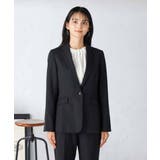 【洗える/イージーケア/吸水速乾/ストレッチ】梳毛調テーラードジャケット | a.v.v【WOMEN】 | 詳細画像17 