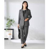 【洗える/イージーケア/吸水速乾/ストレッチ】梳毛調テーラードジャケット | a.v.v【WOMEN】 | 詳細画像7 