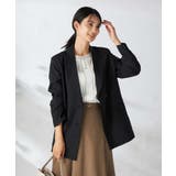 【洗える/イージーケア/吸水速乾/ストレッチ】梳毛調ダブルブレストジャケット | a.v.v【WOMEN】 | 詳細画像17 