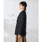 【洗える/イージーケア/吸水速乾/ストレッチ】梳毛調ダブルブレストジャケット | a.v.v【WOMEN】 | 詳細画像21 