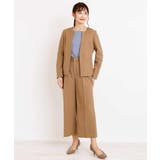 【セットアップ対応/洗える】ライトウーリッシュキーネックジャケット | a.v.v【WOMEN】 | 詳細画像7