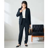 【洗える/イージーケア/ストレッチ】パウダーツイルVネックジャケット | a.v.v【WOMEN】 | 詳細画像15