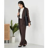 【洗える/イージーケア/ストレッチ】パウダーツイルVネックジャケット | a.v.v【WOMEN】 | 詳細画像23