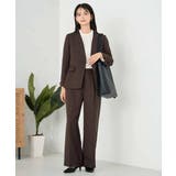 【洗える/イージーケア/ストレッチ】パウダーツイルVネックジャケット | a.v.v【WOMEN】 | 詳細画像25