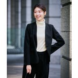 【洗える/イージーケア/ストレッチ】パウダーツイルVネックジャケット | a.v.v【WOMEN】 | 詳細画像27