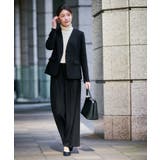 【洗える/イージーケア/ストレッチ】パウダーツイルVネックジャケット | a.v.v【WOMEN】 | 詳細画像31