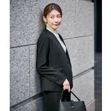 【洗える/イージーケア/ストレッチ】パウダーツイルVネックジャケット | a.v.v【WOMEN】 | 詳細画像33