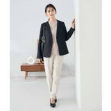 【洗える/イージーケア/ストレッチ】パウダーツイルVネックジャケット | a.v.v【WOMEN】 | 詳細画像36