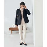 【洗える/イージーケア/ストレッチ】パウダーツイルVネックジャケット | a.v.v【WOMEN】 | 詳細画像37