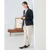 【洗える/イージーケア/ストレッチ】パウダーツイルVネックジャケット | a.v.v【WOMEN】 | 詳細画像38