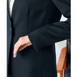 【洗える/イージーケア/ストレッチ】パウダーツイルVネックジャケット | a.v.v【WOMEN】 | 詳細画像5