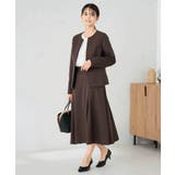 【洗える/イージーケア/ストレッチ】パウダーツイルキーネックジャケット | a.v.v【WOMEN】 | 詳細画像12 