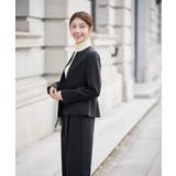 【洗える/イージーケア/ストレッチ】パウダーツイルキーネックジャケット | a.v.v【WOMEN】 | 詳細画像20 