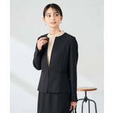 【洗える/イージーケア/ストレッチ】パウダーツイルキーネックジャケット | a.v.v【WOMEN】 | 詳細画像24 