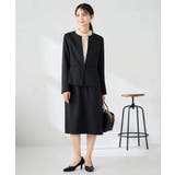 【洗える/イージーケア/ストレッチ】パウダーツイルキーネックジャケット | a.v.v【WOMEN】 | 詳細画像32 