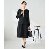 【洗える/イージーケア/ストレッチ】パウダーツイルキーネックジャケット | a.v.v【WOMEN】 | 詳細画像33 