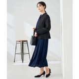 【洗える/イージーケア/ストレッチ】パウダーツイルキーネックジャケット | a.v.v【WOMEN】 | 詳細画像35 