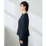 【洗える/イージーケア/ストレッチ】パウダーツイルキーネックジャケット | a.v.v【WOMEN】 | 詳細画像37 
