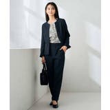 【洗える/イージーケア/ストレッチ】パウダーツイルキーネックジャケット | a.v.v【WOMEN】 | 詳細画像7 