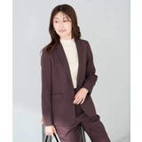 【洗える/イージーケア/ストレッチ】パウダーツイルテーラードジャケット | a.v.v【WOMEN】 | 詳細画像10