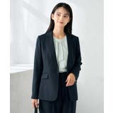 【洗える/イージーケア/ストレッチ】パウダーツイルテーラードジャケット | a.v.v【WOMEN】 | 詳細画像3