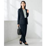 【洗える/イージーケア/ストレッチ】パウダーツイルテーラードジャケット | a.v.v【WOMEN】 | 詳細画像6