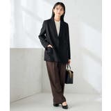 【洗える/イージーケア/ストレッチ】パウダーツイルダブルブレストジャケット | a.v.v【WOMEN】 | 詳細画像20 