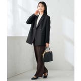 【洗える/イージーケア/ストレッチ】パウダーツイルダブルブレストジャケット | a.v.v【WOMEN】 | 詳細画像22 