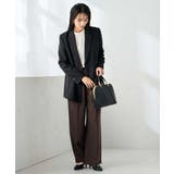 【洗える/イージーケア/ストレッチ】パウダーツイルダブルブレストジャケット | a.v.v【WOMEN】 | 詳細画像24 