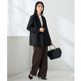 【洗える/イージーケア/ストレッチ】パウダーツイルダブルブレストジャケット | a.v.v【WOMEN】 | 詳細画像25 