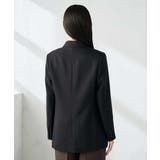 【洗える/イージーケア/ストレッチ】パウダーツイルダブルブレストジャケット | a.v.v【WOMEN】 | 詳細画像28 