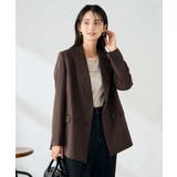 【洗える/イージーケア/ストレッチ】パウダーツイルダブルブレストジャケット | a.v.v【WOMEN】 | 詳細画像4 