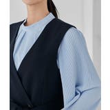 【洗える/ストレッチ/セットアップ対応】ダブルクロスロングジレワンピース | a.v.v【WOMEN】 | 詳細画像30