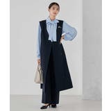 【洗える/ストレッチ/セットアップ対応】ダブルクロスロングジレワンピース | a.v.v【WOMEN】 | 詳細画像6