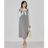 ツイードボウタイワンピース | a.v.v【WOMEN】 | 詳細画像16 