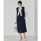 ツイードボウタイワンピース | a.v.v【WOMEN】 | 詳細画像2 