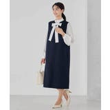 ツイードボウタイワンピース | a.v.v【WOMEN】 | 詳細画像3 