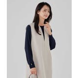 【洗える/ストレッチ】ダブルクロスジャンパードレス | a.v.v【WOMEN】 | 詳細画像16