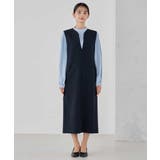 【洗える/ストレッチ】ダブルクロスジャンパードレス | a.v.v【WOMEN】 | 詳細画像27